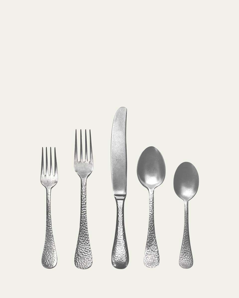 Epoque Pewter 5-Piece Flatware Set